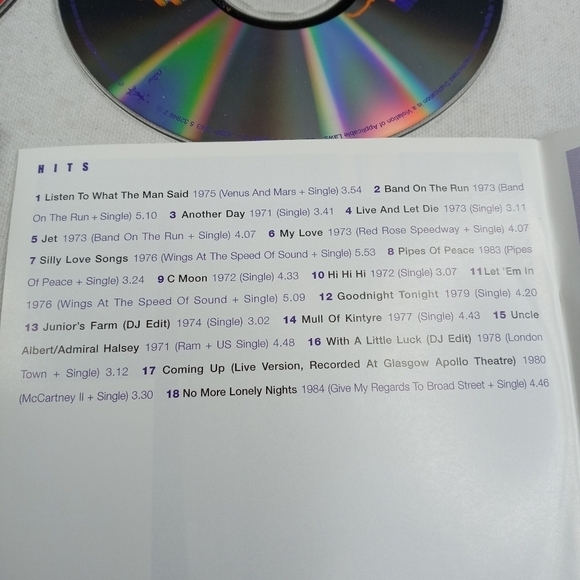Paul Mccartney CDs . 4 total CDs. Good condition. - Picture 4 of 5